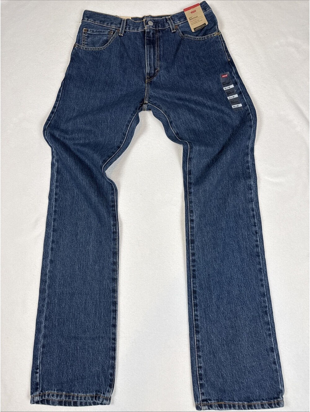 Levi's 517 Jeans Mens Size 32x36 Bootcut Leg Blue Medium Wash NWT